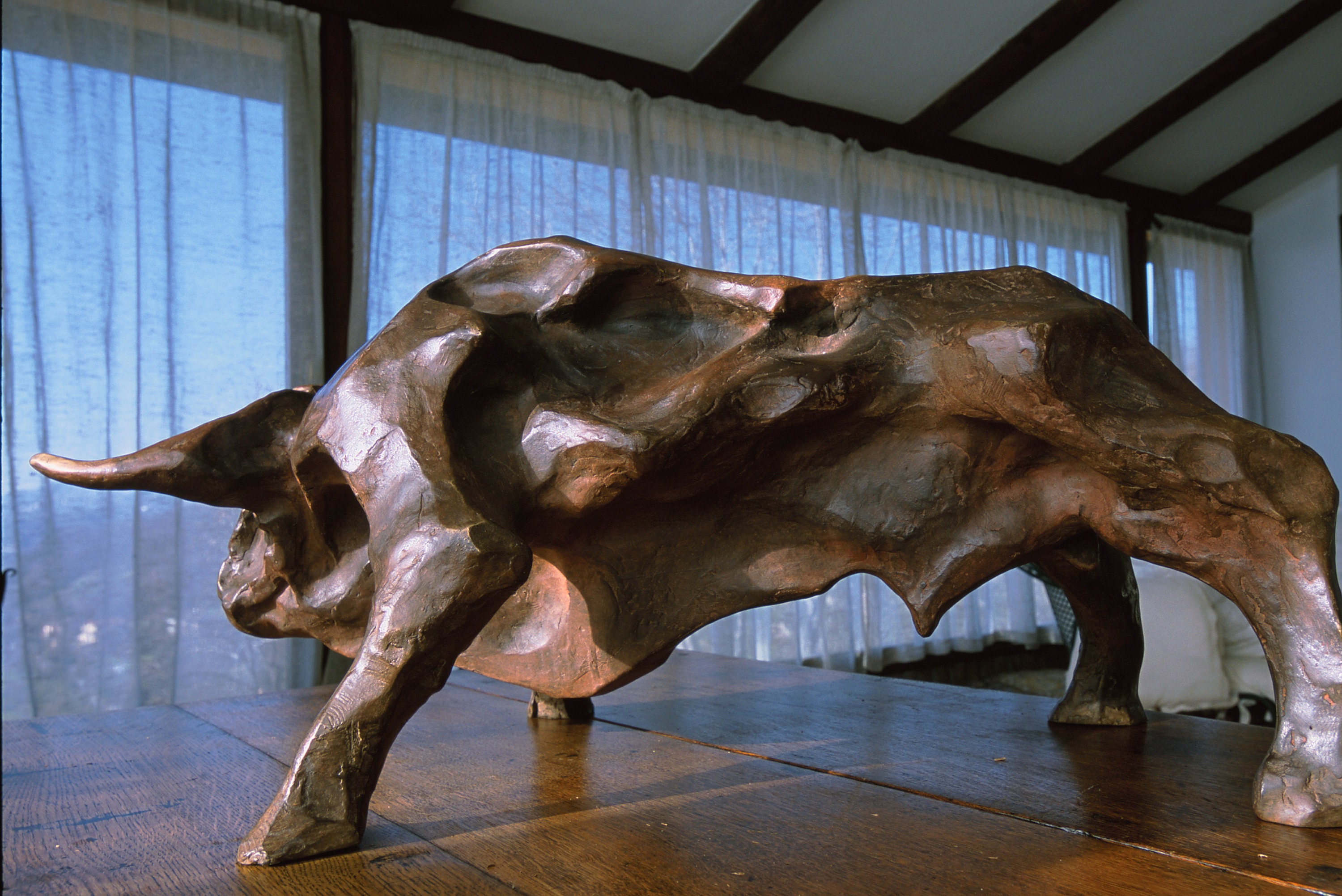 Toro di Pasifea, scultura in bronzo