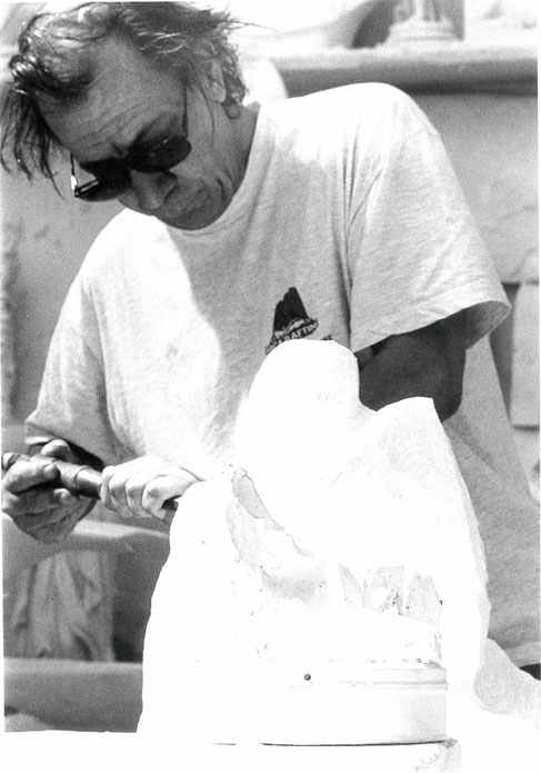 Roberto Tagliazucchi in his studio